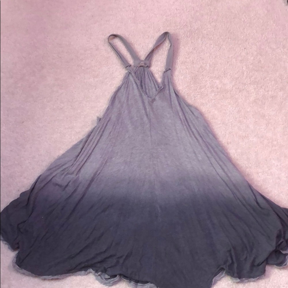 Flowy long tank top